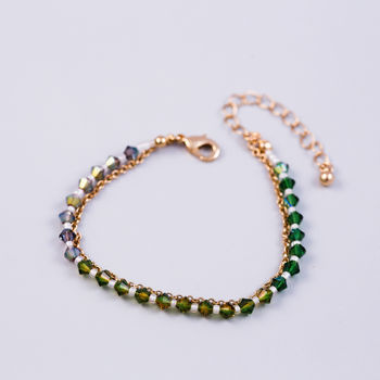 Rainbow Crystal Bead Bracelet, 11 of 11