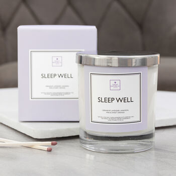 Personalised Sleep Well Scented Candle, 3 of 7