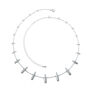 925 Sterling Silver Shard Station Necklace, thumbnail 1 of 3