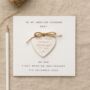 Personalised 1st Anniversary Card For Husband Or Wife, thumbnail 1 of 3