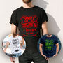 Personalised Hairy Biker Motorcycle Adult T Shirt, thumbnail 1 of 6