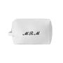 Monogramed White Waffle Make Up Bag, thumbnail 9 of 12