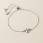Sterling Silver Bee Bracelet, thumbnail 1 of 6