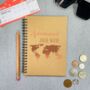 Personalised World Map Travel Journal, thumbnail 2 of 3