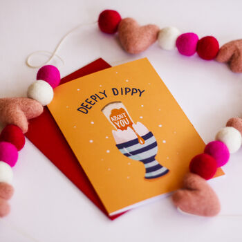 Deeply Dippy Valentine's Card, 4 of 4