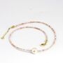 Mini Gemstone Bead Necklace With Focal Pearl, thumbnail 10 of 12