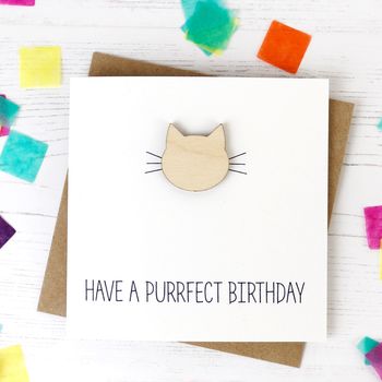 Cat Birthday Card, 2 of 2