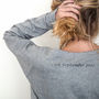 Personalised Wifey Slouch Jumper, thumbnail 4 of 11