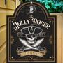 Jolly Roger Pirate Bar Sign, thumbnail 1 of 12