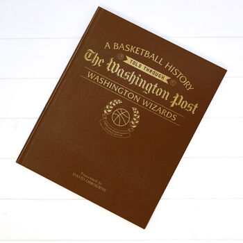 Washington Wizards Personalised Nba Basketball Gift Newspaper Book, 10 of 11