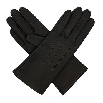 Mabel. Women's Warm Lined Leather Gloves, 2 of 7