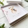 Handmade Wedding Day Card, Romantic Blonde Bride And Groom Design, thumbnail 2 of 6