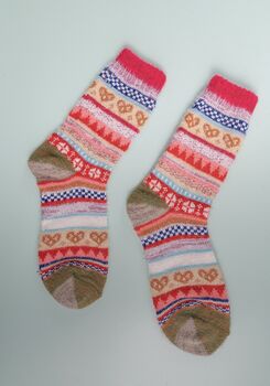 Nordic Wool Blend Socks, 4 of 6