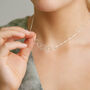 60th Birthday Sterling Silver Ring Necklace, thumbnail 3 of 4