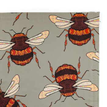 Large 'Wandering Bumblebee' Fabric Placemat, 6 of 9