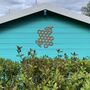 Bees On Honeycomb, Garden Gift, Outdoor Wall Art, thumbnail 6 of 9