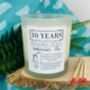 Personalised 10th Anniversary Tin Meaning Candle, thumbnail 3 of 11