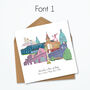 Stoke On Trent Graduation Skyline Personalised Card, thumbnail 2 of 8