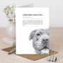 Funny Staffordshire Bull Terrier Card For Dog Lovers, thumbnail 1 of 6