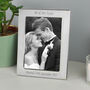 Personalised Silver Plated 5x7 Photo Frame, thumbnail 1 of 9