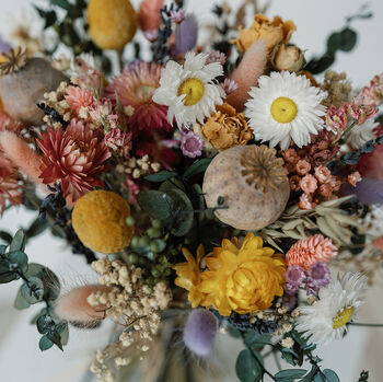 Spring Mothers Day Dried Flower Gift Posy Bouquet, 2 of 5