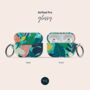 Jungle Leaves Air Pod Case With Keychain, thumbnail 5 of 6