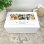 Personalised Three Photo Cremation Urn For Ashes 1440ml, thumbnail 1 of 10