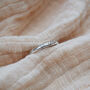 Personalised Silver Eternity Stacking Ring, thumbnail 2 of 10