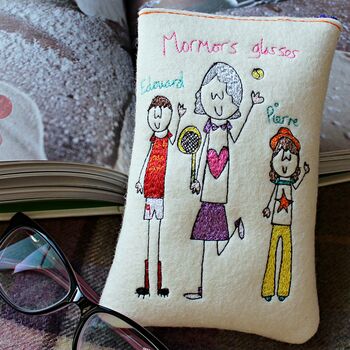 Personalised Embroidered Granny's Glasses Case, 10 of 12