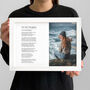 For My Daughter Personalised Photo Poem Print, thumbnail 7 of 11
