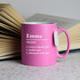 Personalised Name Definition Mug, thumbnail 3 of 7