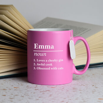 Personalised Name Definition Mug, 3 of 7