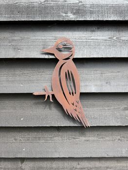 Woodpecker Garden Tree Ornament , Fence Decoration , Bird Sign , Wildlife Gift, 10 of 10