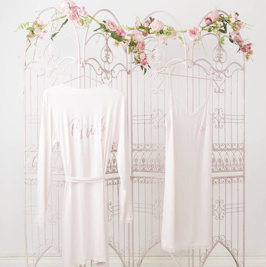 Personalised Dressing Gown And Nightie Set By Matchimony