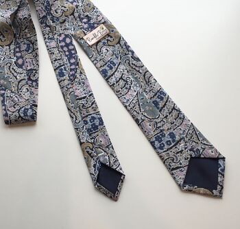 Liberty Tie/Pocket Square/Cuff Link In Paisley, 4 of 8