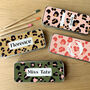 Personalised Leopard Print Tin Pencil Case, thumbnail 3 of 5