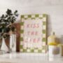 Kiss The Chef Wall Art Print Kitchen Poster, thumbnail 10 of 10
