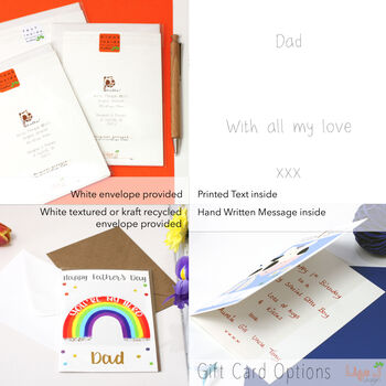 Rainbow Hero Father's Day Card, 6 of 6