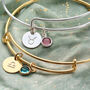 Zodiac Birthstone Bangle, thumbnail 2 of 11