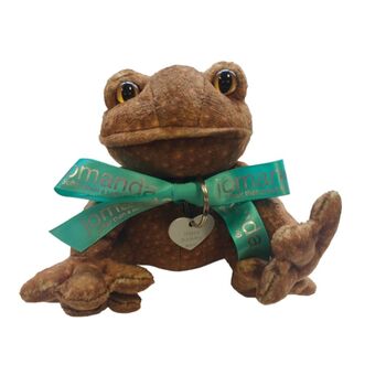 Personalised Toad Frog Soft Plush Toy, Gift Boxed, 3 of 6