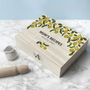 Personalised Lemon Grove Recipe Box, thumbnail 4 of 10