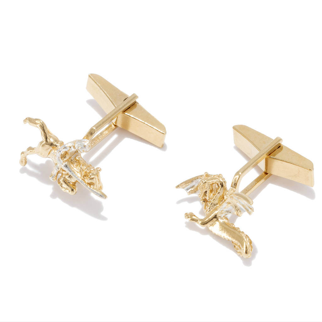 George And The Dragon Cufflinks By Simon Kemp Jewellers ...
