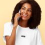 Personalised Bold Women's T Shirt, thumbnail 2 of 3