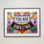 You Are Wonderful Art Print By Rebecca Strickson, thumbnail 4 of 4