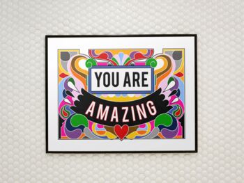 You Are Wonderful Art Print By Rebecca Strickson, 4 of 4