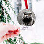 Personalised Pet Cat Memorial Hanging Bauble Decoration, thumbnail 6 of 10