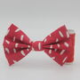 Red Smudge Dog Bow Tie, thumbnail 1 of 5