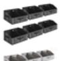 Six Piece Fabric Storage Boxes Wardrobe Bins, thumbnail 6 of 6