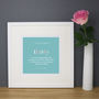 Personalised 30th Birthday Print And Mount, thumbnail 1 of 7