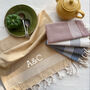 Personalised Soft Cotton Apron, Cotton Tea Towels, thumbnail 5 of 9